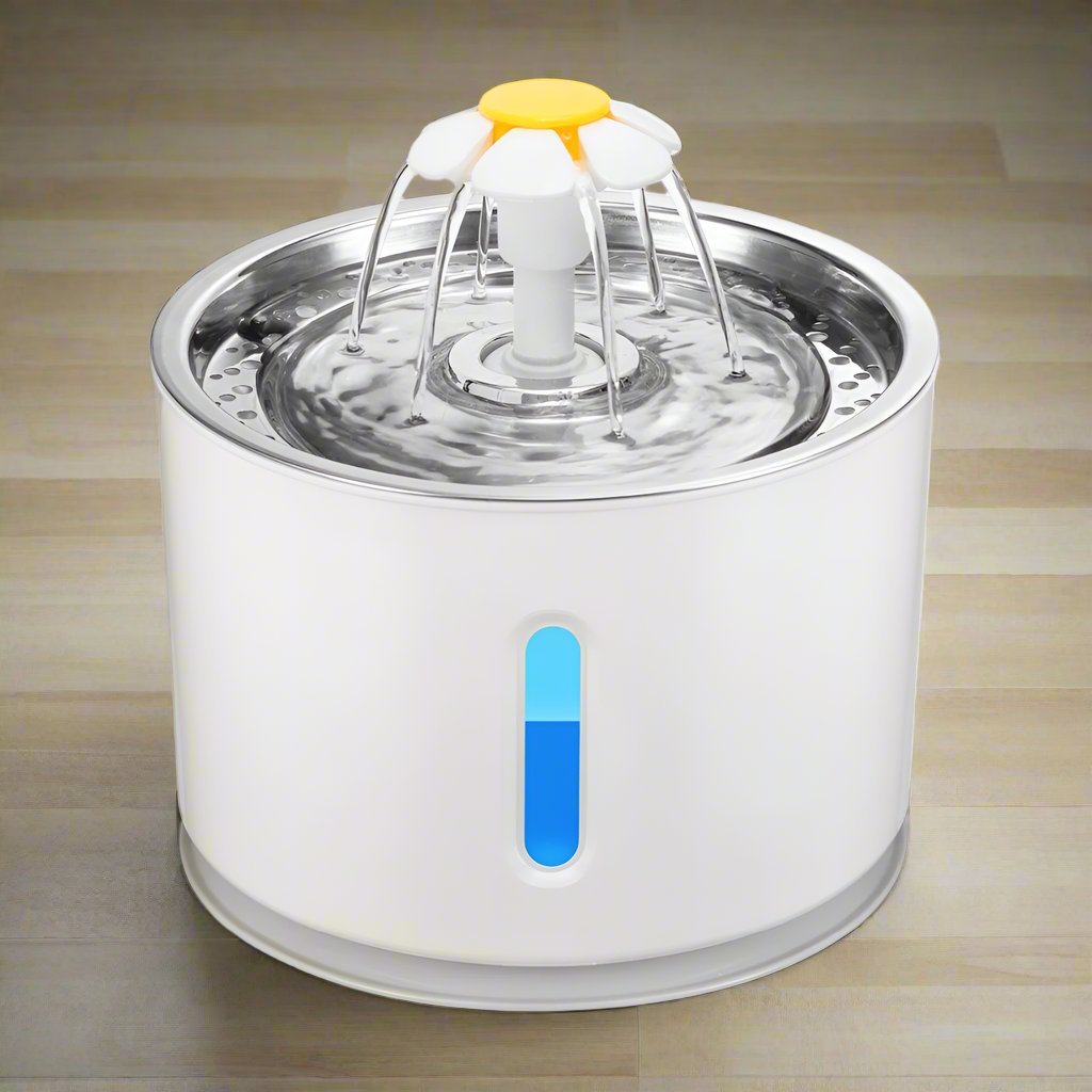 2.4L Cat Water Fountain with LED & USB Farm City Pets