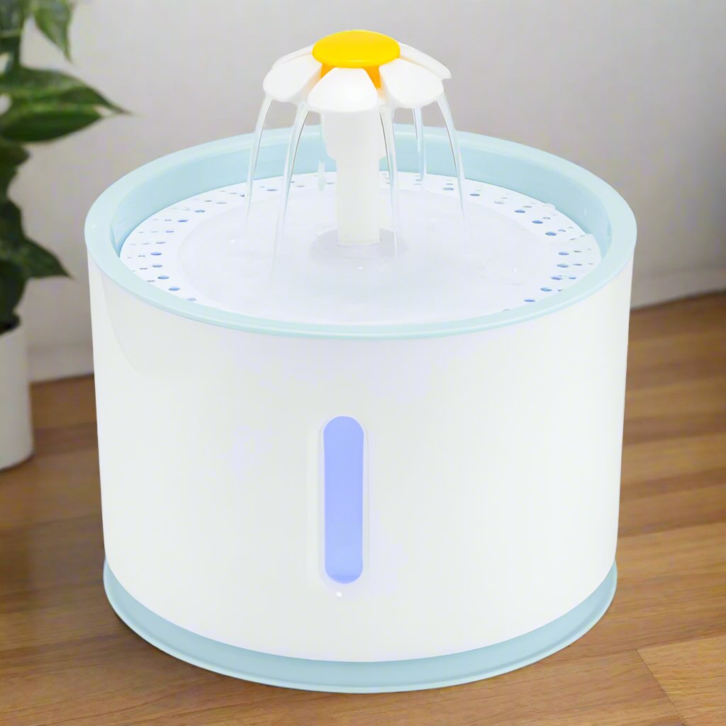 2.4L Automatic Water Fountain with LED & USB Farm City Pets