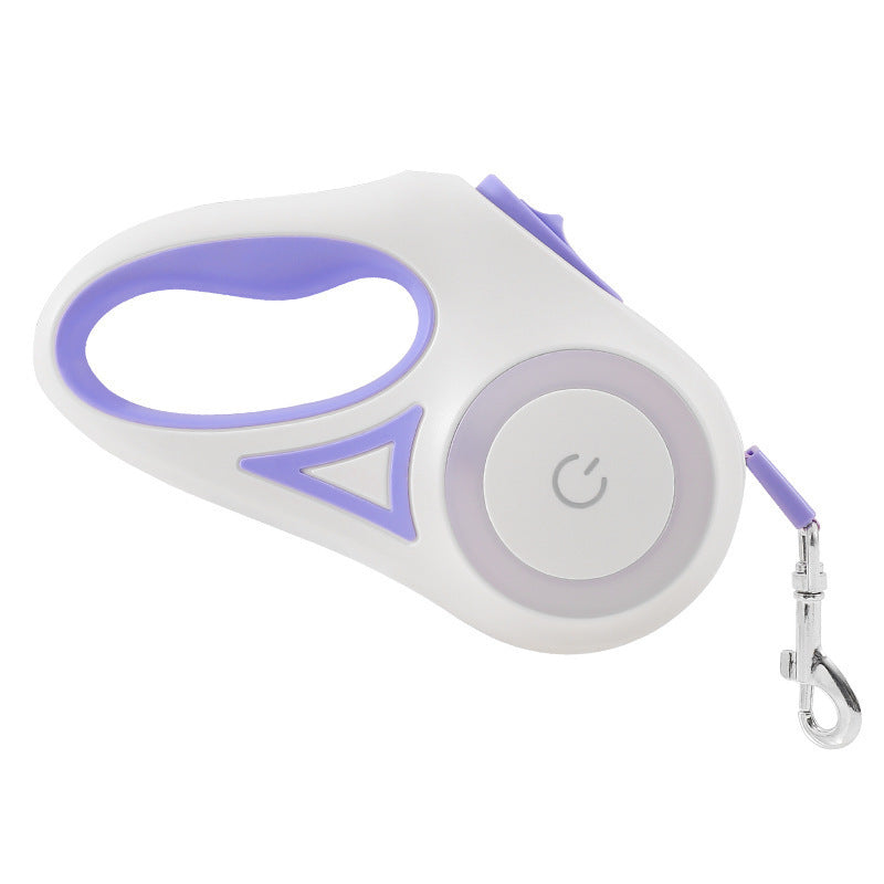 LED Retractable Dog Leash with Light