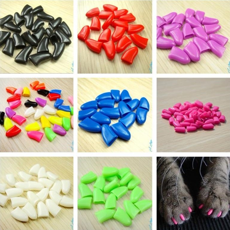Exclusive Colours Nail Caps 20 Pcs + Applicator + Glue