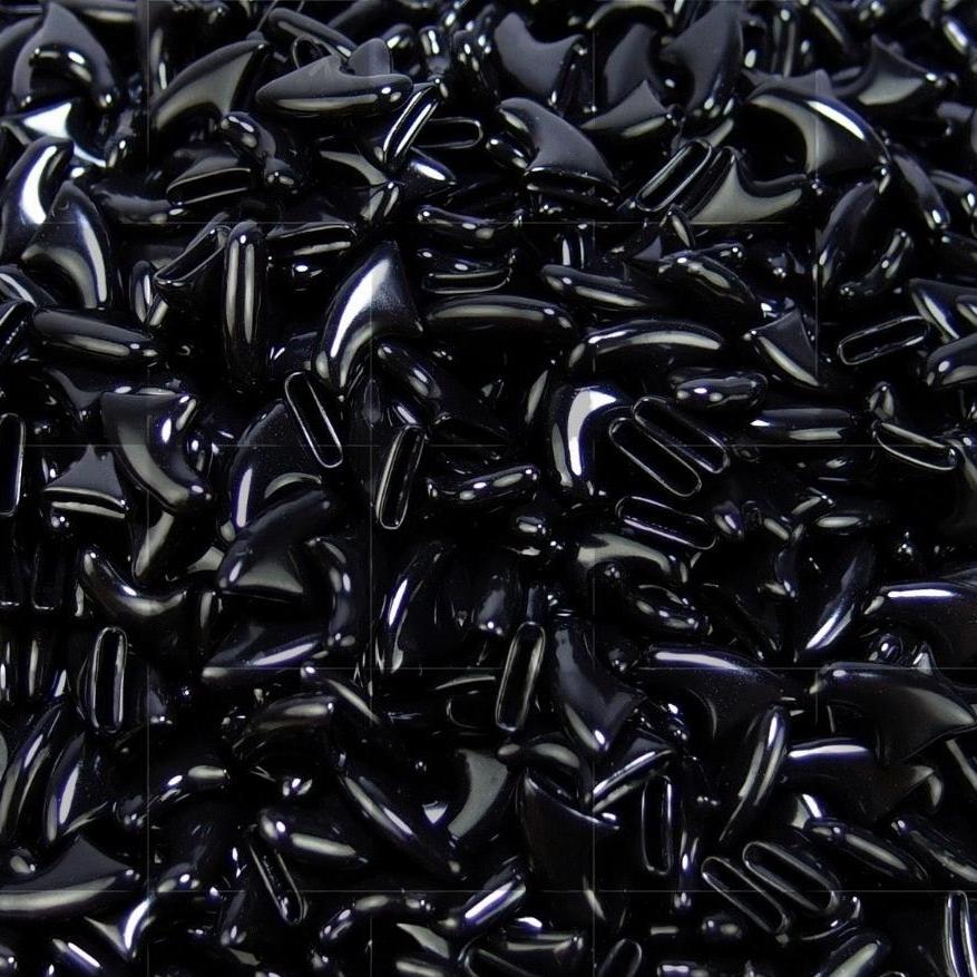 Black Colour Cat Nail Caps 20 Pcs + Applicator + Glue in Australia