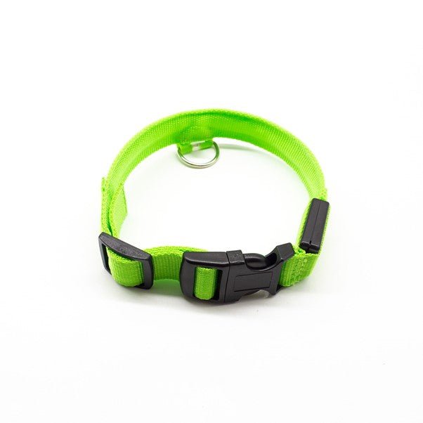 LED Pet Safety Collar - Chargeable, USB cable included Farm City Pets