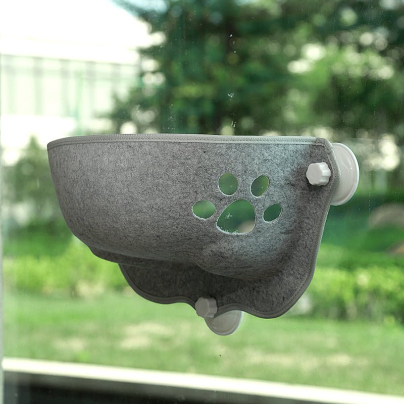 SunNest Window Hammock Bed for Cats in grey colour