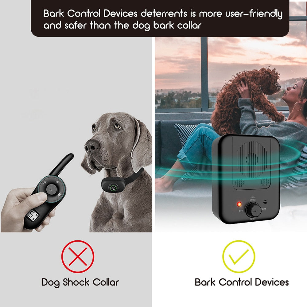 BarkLogic Ultrasonic Trainer is a humane alternative to shock collars