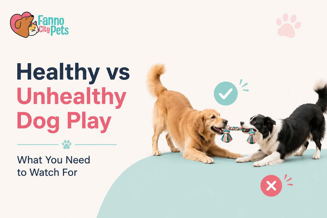 healthy vs unhealthy dog play