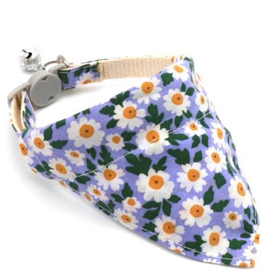 Floral Dog Bandana Collar