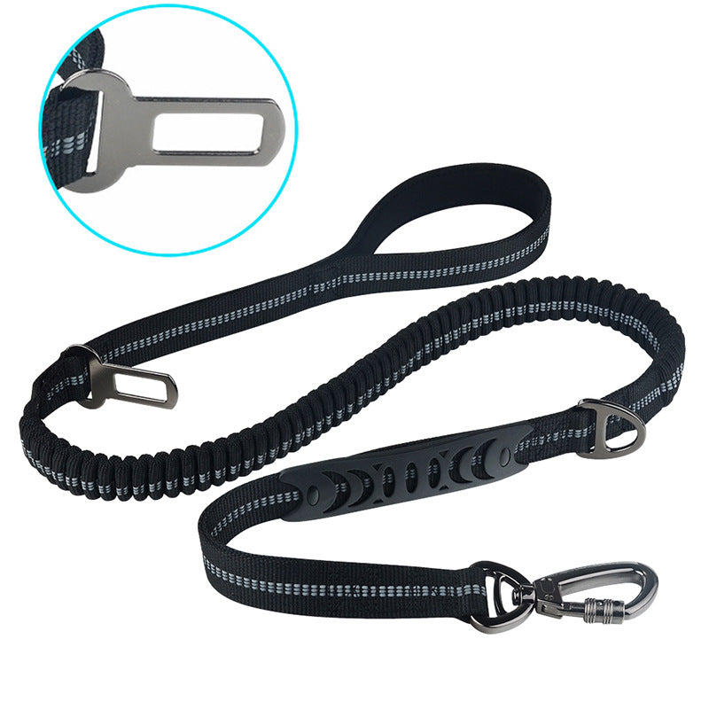Ride & Stride 2-in1 Reflective Dog Leash Farm City Pets