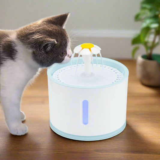 2.4L Automatic Water Fountain with LED & USB Farm City Pets