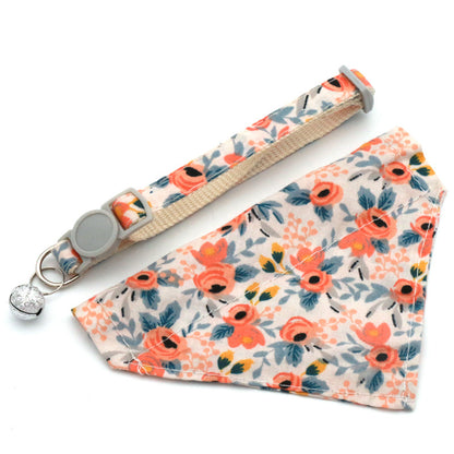 Floral Dog Bandana Collar