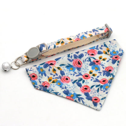 Floral Dog Bandana Collar