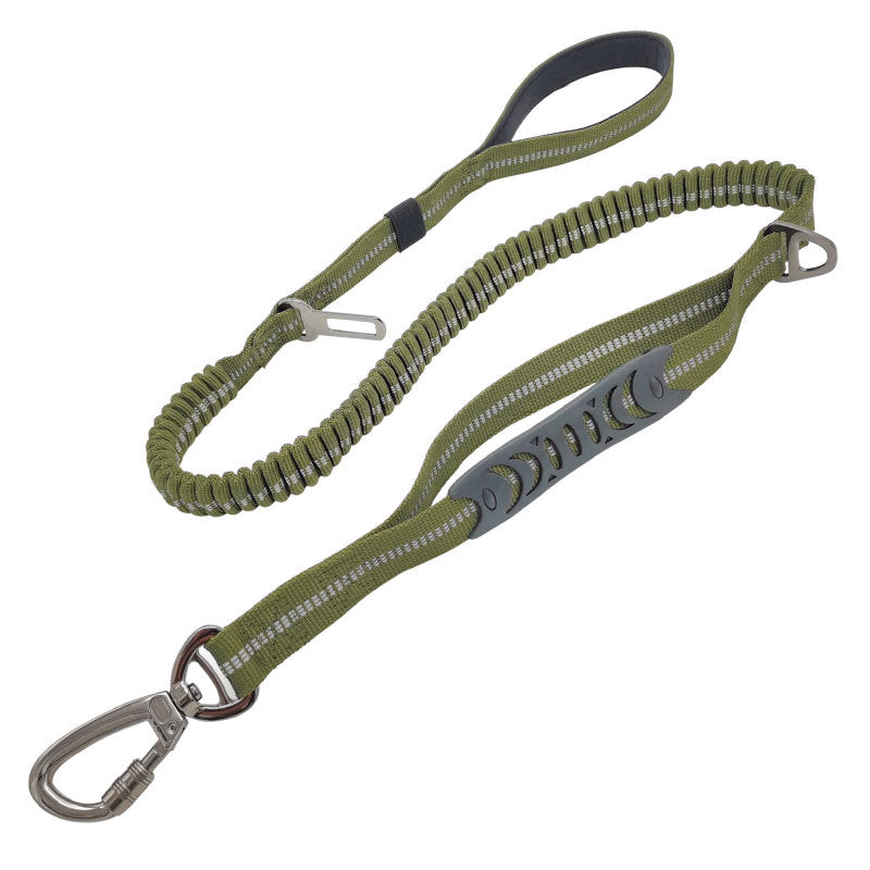 Ride & Stride 2-in1 Reflective Dog Leash Farm City Pets