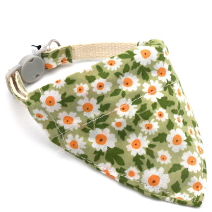 Floral Dog Bandana Collar