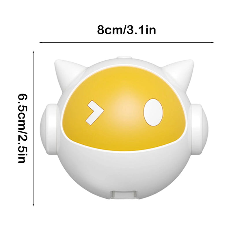 automatic jumping cat teaser ball size dimensions interactive cat toy product