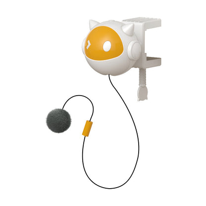 automatic jumping cat teaser ball interactive cat toy product white background