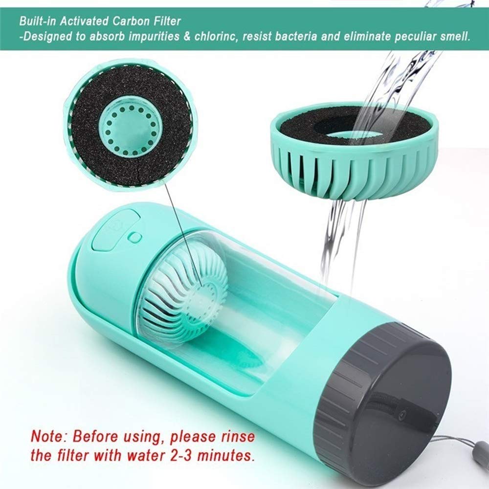 Carbon Filtered Portable Travel Bottle Farm City Pets
