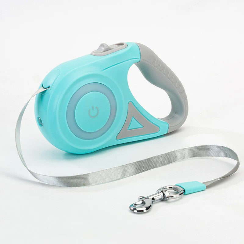 LED Retractable Dog Leash with Light