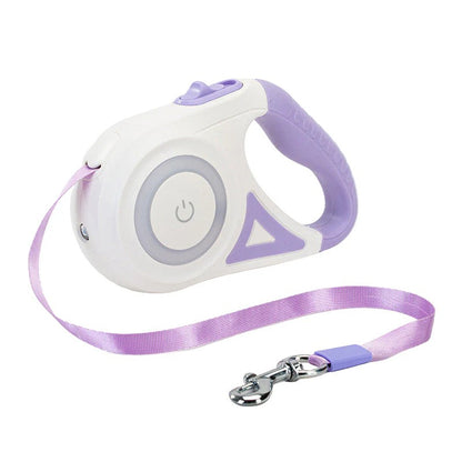 LED Retractable Dog Leash with Light