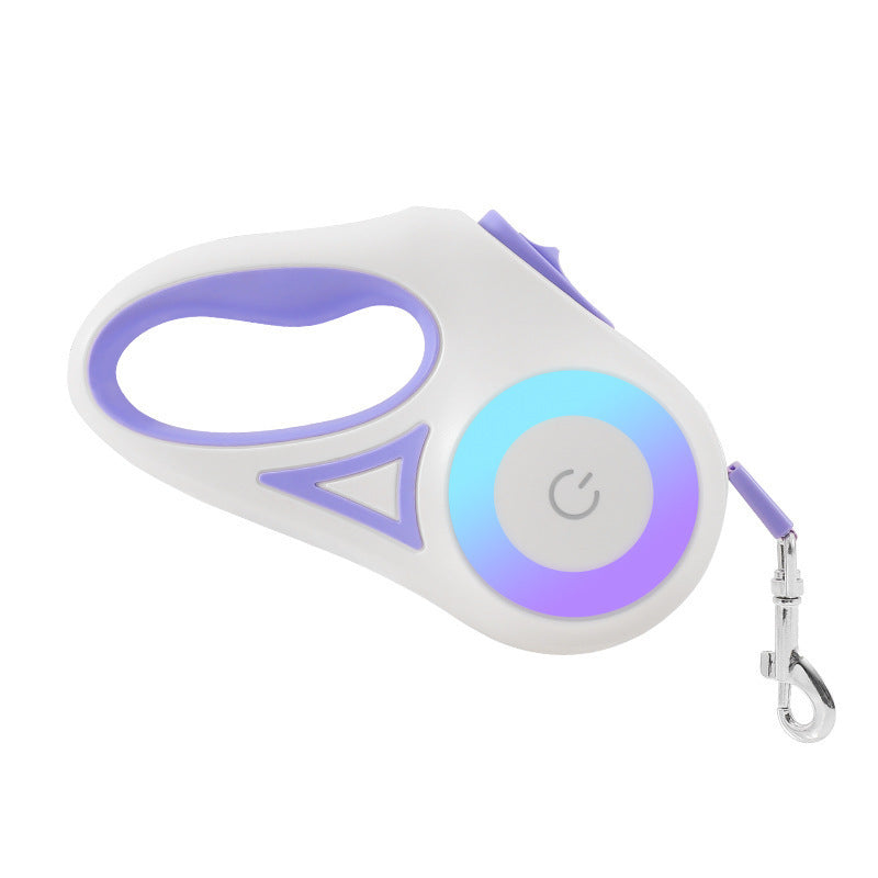 LED Retractable Dog Leash with Light