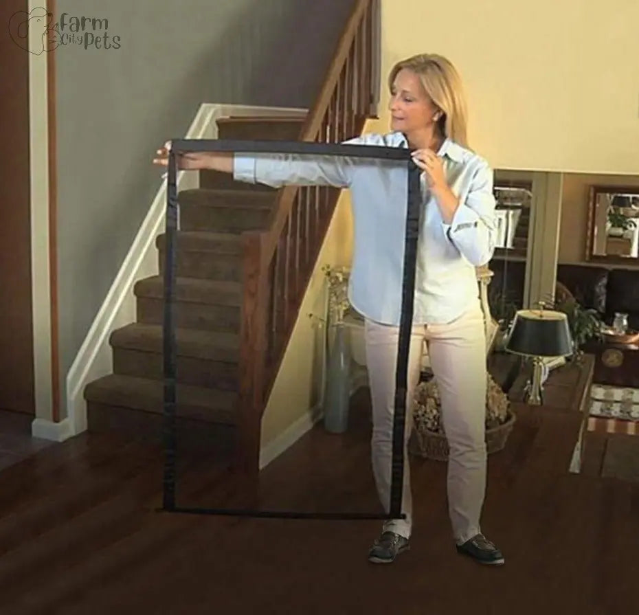 Magic No-Drill Mesh Safety Barrier Farm City Pets