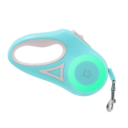 LED Retractable Dog Leash with Light