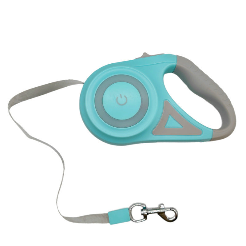 LED Retractable Dog Leash with Light