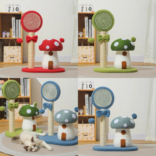 Mushroom-Shaped Cat Scratch Pad – Cute Design for Aussie Homes