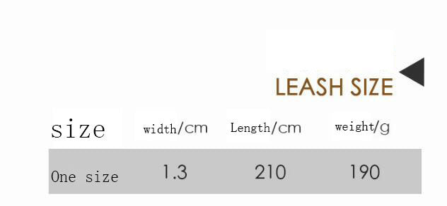 Premium Cotton Rope Dog Leash size dimensions