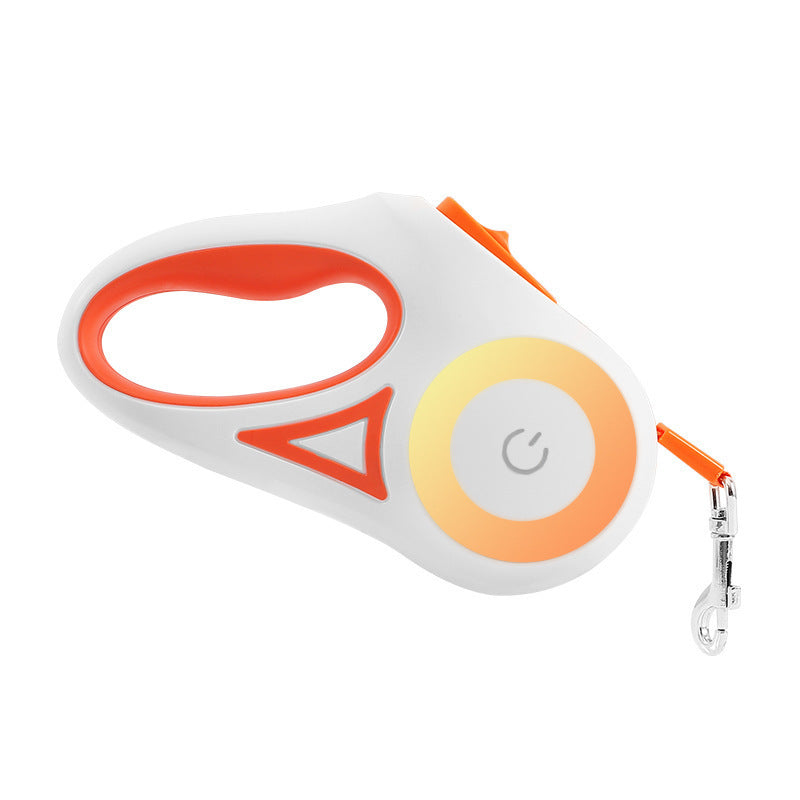 LED Retractable Dog Leash with Light