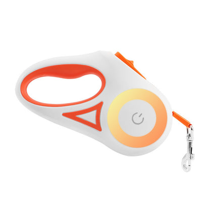 LED Retractable Dog Leash with Light
