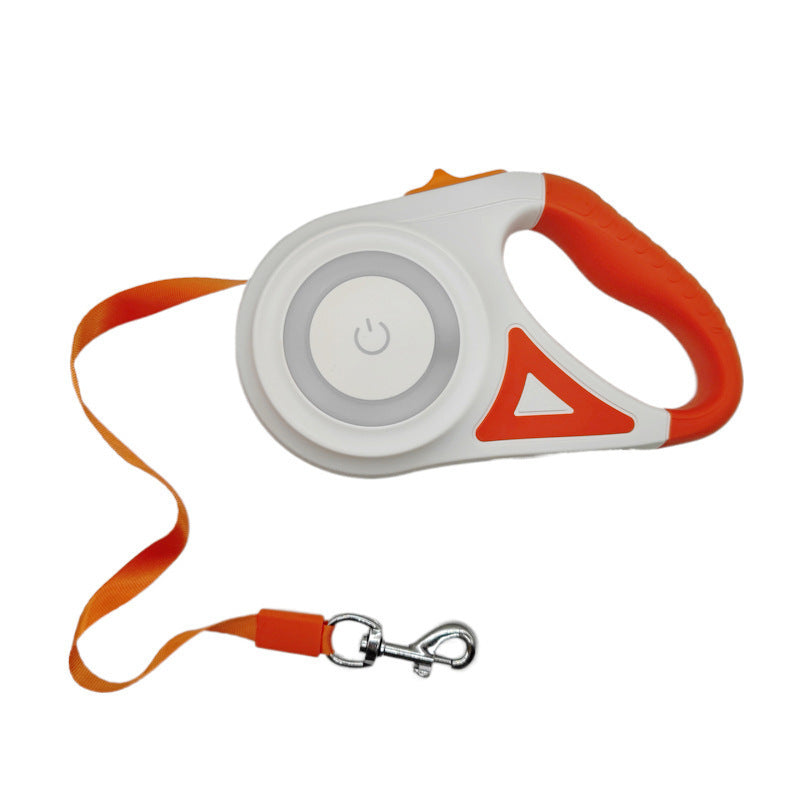 LED Retractable Dog Leash with Light