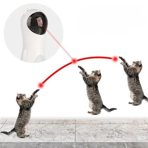 Automatic smart laser cat toy with five angle adjustment settings
