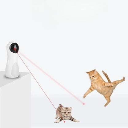 Laser Kitty Auto Chaser automatic laser cat toy with fast and slow modes to create funny movements