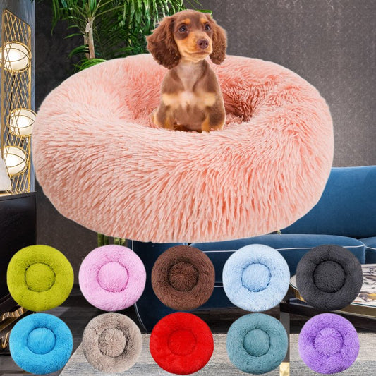 New colours - Soft Fluffy Round Pet Bed Farm City Pets