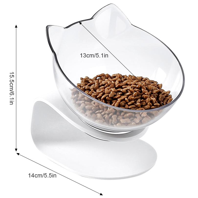 Single Raised Cat Ear Bowl Farm City Pets