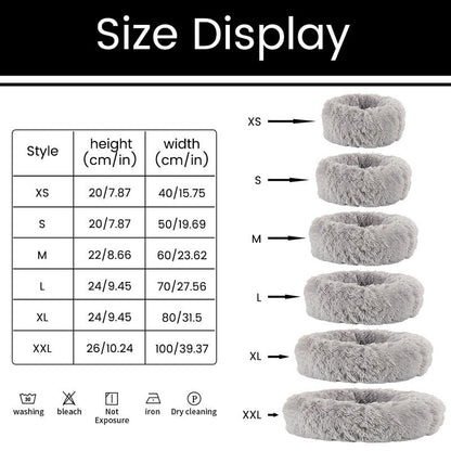 Soft Fluffy Round Pet Bed Farm City Pets