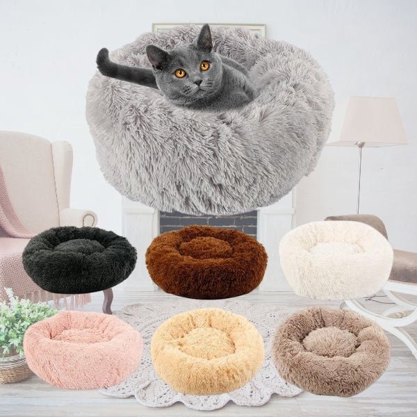 Soft Fluffy Round Pet Bed Farm City Pets
