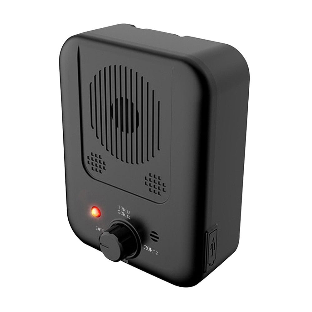 Compact BarkLogic bark control device – angled view